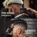 SUPRENT PRO Hair Clippers for Men - Professional Cordless Hair Cutting Kit & Zero Gap T-Blade Trimmer Combo with LED Display - Perfect Men's Gift (Black - Buy Online on GoSupps.com