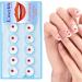 Zorq Tooth Jewelry Gemstones - 10 Pieces Removable Red Nail & Tooth Ornaments with Box | Ideal for Crafting - Buy Online on GoSupps.com