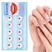 Boiler red dental stones 10 pieces of red crystal tooth decoration artificial crystal-fashionable crystal tooth jewelry and nail crystal decor with box for tooth DIY