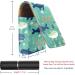 Buy Sea Wave Whales Lipstick Case - Leather Mini Organizer with Mirror | Cute Lip Gloss Holder for Travel - Buy Online on GoSupps.com