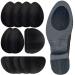 Non-Slip Shoe Pads Adhesive Shoe Grips Sole Protectors for High Heels (Black 6pairs)