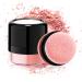 Cream Blush Stick Air Cushion Blush Loose Powder Blush Natural Soft Shimmer Blush Makeup For Cheeks (01Coral Red)