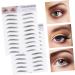 POPETPOP 2pcs 3d Eyebrow Stickers 6d Transfer Stickers Eyebrow Trimming - Buy Online on GoSupps.com