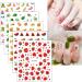 Little Girl Nail Stickers 20 Sheets Self-Adhesive Nail Decal Strawberry Nail Art Decoration Design Supplies for Kids - Buy Online on GoSupps.com
