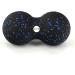 Ficyo Peanut Massage Ball & Scooter Roller | Rehab Yoga Crossfit Anti-Stress Back Pain Relief - Black/Blue - Buy Online on GoSupps.com