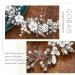 GORAlS Crystal Flower Bridal Hair Vine with Pearls - Wedding Headpiece for Women and Girls (Silver) - Buy Online on GoSupps.com
