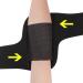 Elbow Brace Support Adjustable Neoprene Arm Wrap Sports Elbow Protector Antislip Arm Guard Compression Sleeve Crashproof Elbow Pad Breathable Tennis Golf Elbow Guard Protector for Men Women(Single) - Buy Online on GoSupps.com