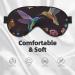 Shop Hummingbird Print Sleep Eye Mask - Soft Eyeshade Blindfold for Travel & Night Sleeping - Buy Online on GoSupps.com