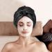 Arqumi Double-Layer Large Satin Sleep Bonnet for Women - Black - Buy Online on GoSupps.com