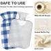 Blue Buffalo Plaid Karo Hot Water Bottle | 1L Heat Pack for Pain Relief | Ideal for Women Girls & Children - Buy Online on GoSupps.com