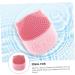 Didiseaon Face Brush Electric Washing Machine Silicone Exfoliating Pad Face Cleaning Pad Pore Cleaning Device Silicone Facial Brush Electric Massagers Silica Gel Detergent Pink Frosted - Buy Online on GoSupps.com