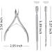Kare & Kind Stainless Steel Cuticle Nipper and Pushers Set - Trimmer and 2 Pushers for DIY Manicure Pedicure - Home Nail Salon Essentials - Buy Online on GoSupps.com