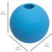 Buy Amazon Basics 3-Inch Rubber Fetch Balls for Dogs - Blue & Orange 2-Pack | International Shipping Available - Buy Online on GoSupps.com