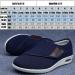JBTNBX Women's Extra Wide Diabetic Walking Sneakers - Adjustable & Lightweight Support Shoes for Elderly Swollen Feet | Blue, Size 10 - Buy Online on GoSupps.com