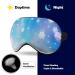 Christmas Shining Snowflake Sleep Mask - Adjustable Eye Cover for Sleeping & Travel - Buy Online on GoSupps.com