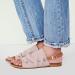 Casual Women's Flat Sandals - Summer Buckle Foot Bunion Correction Clip Toe Roma Shoes | Comfortable Anti-Slip Walking Slippers - Size 6 Pink - Buy Online on GoSupps.com