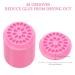 Pink Flower False Eyelashes Glue Holders with Tweezers - 200 Pieces for Lash Extension Application - Buy Online on GoSupps.com