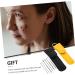 Stainless Steel Ear Cleaning Tool Set - 8 Pieces for Earwax Removal and Ear Hygiene - Black Yellow - 10x3x1cm - Buy Online on GoSupps.com