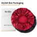 Kenllas Silk Satin Bonnet for Women - 2 PCS Extra Large Caps for Long Frizzy Curly Hair - Black & Red - Buy Online on GoSupps.com