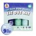 Blue Colors Tie Dye Kit in Beach Bum Blue Tie Dye - Custom Clothing Dye with 6 Refills for Summer Fun - Soda Ash - Ties - Tie Dye Party Supplies with Aqua Tie Dye Techniques Guide DIY Blue,Indigo,Ash,Aqua,Teal