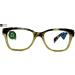 Aya Premium Reading Glasses | High-End Fashion Readers +1.25 to +4 Magnifiers | Square Green & Black Tortoise Optical Frame | Shop Internationally - Buy Online on GoSupps.com