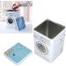 Powder Detergent Container Powdered Laundry Detergent Container with Lid Large Capacity Laundry Detergent Container Washing Machine Modeling with Perspective Window for Storage - Buy Online on GoSupps.com