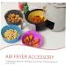 Alipis 3pcs Air Fryer Pan Baking Pans Silicone Steamer Insert Tray Silicone Mat for Air Fryer Bakeware Food Bluex3pcs 19X19X7CMx3pcs - Buy Online on GoSupps.com