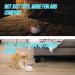 Interactive Remote Control Cat Toy with LED Light - Electric Automatic Toy for Indoor Cats - Includes 3 Feathers & USB-C Charging Cable (Pink) - Buy Online on GoSupps.com