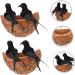 Toddmomy Rattan Swallow Nest Bird Statue - Realistic Outdoor Ornament for Garden Decor | Ideal for Bird Lovers - Buy Online on GoSupps.com