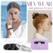 Olesilk 100% Silk Scrunchies - 2-Pack Black Hair Ties for Women & Girls | Premium Ponytail Holders - Buy Online on GoSupps.com