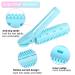 6pcs Volumizing Hair Root Clips with Roller Tools - Pink & Blue | Magicalmai Instant Hair Volume Clip for Women Girls - Thin Curly Hair Styling - Buy Online on GoSupps.com