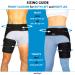 Copper Compression Hip Brace for Sciatica & Thigh Pain Relief - Support for Hip Flexor Arthritis - Right Leg Wrap for Men and Women - Buy Online on GoSupps.com