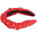Rhinestone Headband for Valentine's Day with Elegant Heart Decorations Perfect for Daily Wear (Red) - Buy Online on GoSupps.com