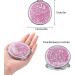 JIABEIUS Compact Mirror Magnifier - Quicksand Pink | Portable Folding Mirror for Purses - Buy Online on GoSupps.com