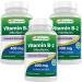 Best Naturals Vitamin B2 (Riboflavin) 400mg - Veggie Capsules - Conezyme Precursor - 120 Count (120 Count (Pack of 3))