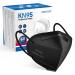 KN95 Face Mask 60 PCS, OPECTICID KN95 Masks Black Individually Wrapped Breathable 5-Layer Filter Efficiency95% Certified Disposable Face Masks