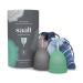 saalt Twin Pack - Reusable Medical-Grade Silicone Period Cup - Wear for 12 Hours Soft & Original firmness (Regular) 1 Count (Pack of 2)