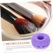 minkissy Cleanser Makeup Brush Makeup Cleaner for Brush Cleaner Mat Makeup Sponge Cleaners Cosmetic Brush Cleaner Silica Gel Make up Purple Blindfold 8.3x8.3cm Purple - Buy Online on GoSupps.com