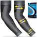 Beister Sports compression bracelet women & men (couple) 20-34 mmHg medical arm sleeves arm support arm protection elbow bandage compression sleeves for arthritis tennis arm lymphedema black XL XL