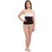 GABRIALLA Milk Fiber Breathable Body Shaping Abdominal and Back Support Binder BSM-705 Black Large - Buy Online on GoSupps.com
