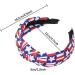 4th of July Headband | 4th of July Patriotic Hair Hoop | Soft Hair Decorations for Yoga Workout Makeup Housework Beach - Buy Online on GoSupps.com