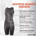 2024 Zone3 Women's Kneeskin 1.5mm Back Zip Sleeveless Shorty Swim Wetsuit - Black/Silver | International Shipping Available - Buy Online on GoSupps.com