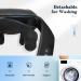 Knqze Wireless Neck Massage Device - 4D Deep Tissue Shiatsu Massager with Heat for Pain Relief | Perfect for Neck Shoulders and Legs | Ideal Gift in Black - Buy Online on GoSupps.com