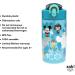 Zak Designs Disney 100 Kids Water Bottle 16oz 2-Pack - Durable Plastic, Leak-Proof, Straw Handle - Ideal for School or Travel (Disney & Pixar) - Buy Online on GoSupps.com