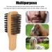 Sonew 3-Piece Wooden Beard Brush Set - Double-Sided Solid Wood Grooming with Pig Bristles for Perfect Beard Styling - International Shipping Available - Buy Online on GoSupps.com