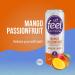 FEEL Sparkling Mango Passionfruit Energy Drink - Zero Sugar, Healthy L-Theanine & Caffeine Boost, 12 oz (Pack of 12) - Buy Online on GoSupps.com