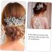 ifundom crystal inlaid hair comb rhinestone flower combs hair combs hair accessories for women wedding pearl hair clips Bridal Crystal Hair Comb bride Wedding dress wedding flowers Alloy - Buy Online on GoSupps.com