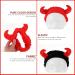 Beaupretty 2 Pack Devil Horns Spa Headband for Women - Black Red - Buy Online on GoSupps.com