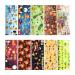 10 Sheets Halloween Nail Foil Transfers Stickers Pumpkin Spider Skull Ghost Witch Nail Decals Festival Party Supplies Decoration Manicure Tips Wraps