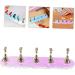 Healeved 1 Set Faux Nails Display Stand Acrylic Nail Art Nail Holder for Painting Nails Nail Stand Press on Nails Display Stand Artificial Nails Holder Nail Design Metal Aurora Water Ripple 12.8x3.9x3cm As Shown - Buy Online on GoSupps.com